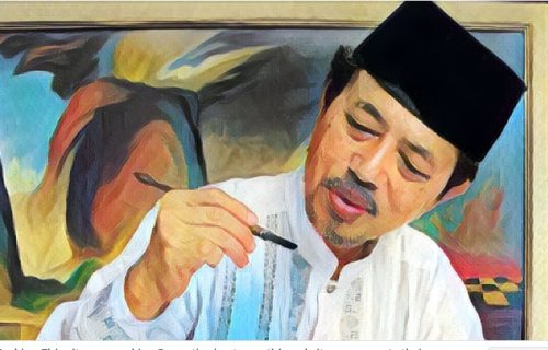 Didin Sirojuddin AR, Maestro Seni Kaligrafi