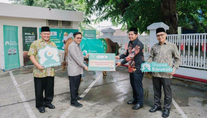 Jelang Idul Adha 2025, BAZNAS RI Terima Hewan Kurban Sapi Limosin Seberat 1 Ton dari Shopee Barokah