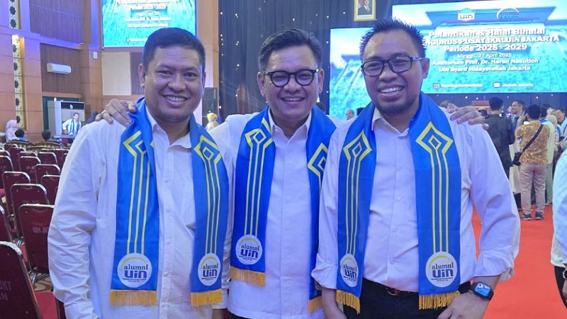IKALUIN Semangat! Badrusalam Resmi Ketua Harian IKALUIN Jakarta, Wanto: Siap Terbangkan Nama UIN!